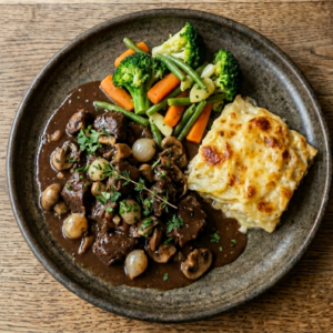 Bouef Bourguignon mit Speck