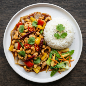 Poulet Pad Med Mamuang