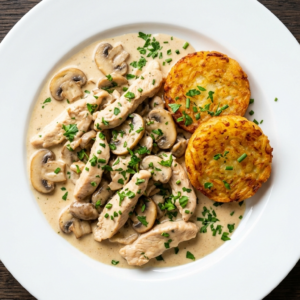 Rahmgeschnetzeltes vom Poulet