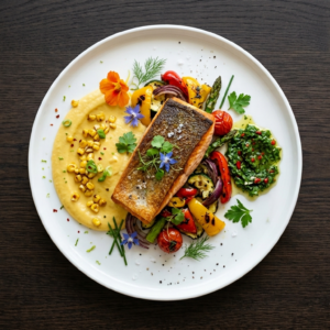 Gebratener Saibling mit Chimichurri