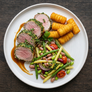 Schweinefilet im Kräutermantel