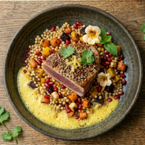 Thunfisch gegrillt mit orientalischen Aromen