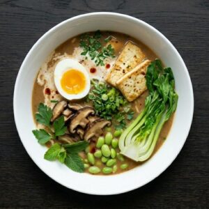 Vegetarische Ramensuppe