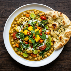 Kichererbsencurry mit Paneer