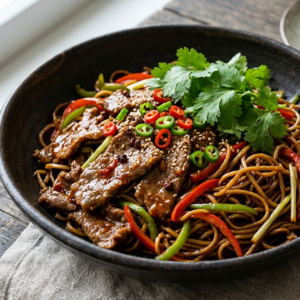 Rindfleisch Szechuan Art