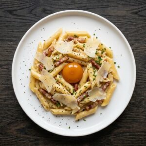Penne mit Carbonara