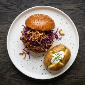 Pulled Duck Burger