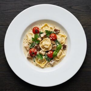 Tortelloni mit Steinpilzen