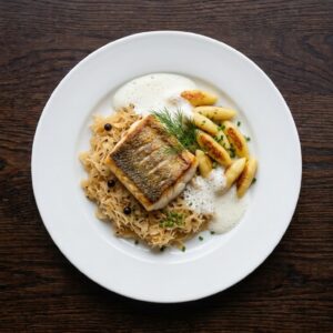 Gebratener Zander